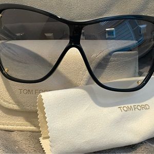 Tom Ford Ekaterina wrap shield sunglasses